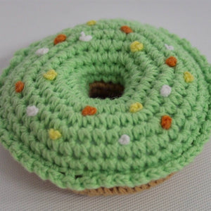 Crochet toy donut